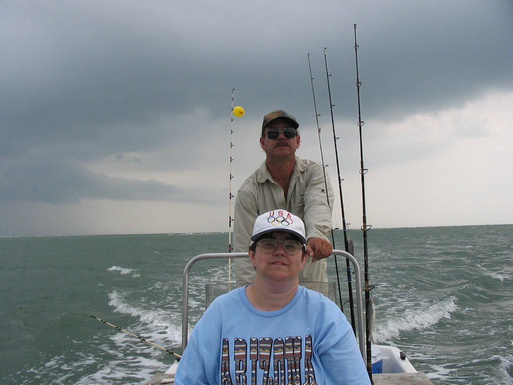 On the waters east of Port Aransass Tx